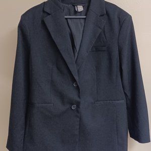 H & M Black Oversized Blazer